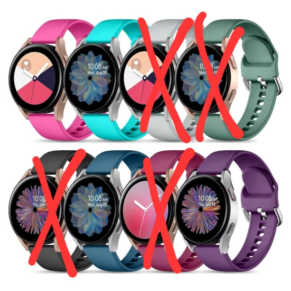 Soft Silicone Sport Strap for Samsung Galaxy Watch